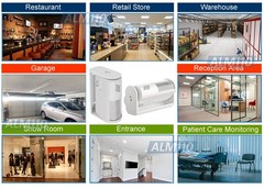 Portable Alarm System With PIR Motion Sensor With 90dB Alarm Siren Sound
