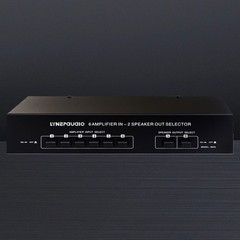 6 Amp in 2-Way Out Passive Amplifier Speaker Switcher Stereo Audio Switch Box