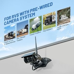 Backup Camera Adapter Bracket for Furrion Pre-Wired RVs System, U-Shaped