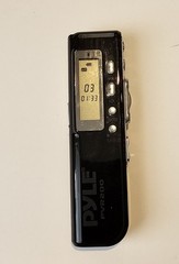 Pyle 4GB PVR200 272 hour Digital Voice Recorder W/USB Cable to PC- WORKS!