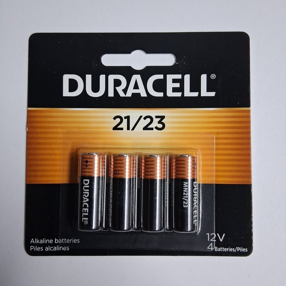 4 Count Duracell A23 12 Volt Batteries MN21 MN23 23AE 21/23 GP23 23A 23GA
