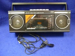 Windsor CR-30X Portable AM FM Stereo Radio Cassette Recorder AC or Battery
