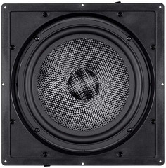 Carbon Fiber In-Wall Speaker – 10 Inch (Each) 300 Watt Subwoofer, Easy Install f