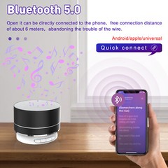 Mini Bluetooth Speaker Portable & Rechargeable Wireless Stereo Bass USB/TF/FM