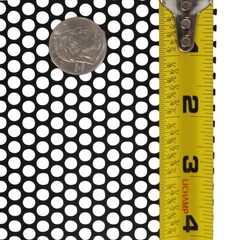 Audiopipe 2′ x 3′ x 1.22mm Black Metal Finish Full Mesh Grill Sheet 5/32 Holes