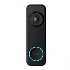 (NEW) Wyze Battery Video Doorbell Color Night Vision Black