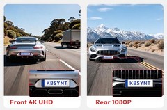 Front 4K & Rear 1080P Dash Cam for GMC Sierra 1500 2022-2026 UHD 2160P Video