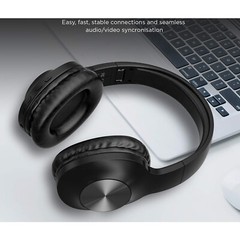 LETSCOM H10 Bluetooth Headphones Over The Ear Deep Bass Hi-Fi Sound Built-in Mic