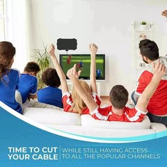 5600 Miles Digital TV Antenna Indoor HDTV Amplified Signal Booster 4K HD 1080P.