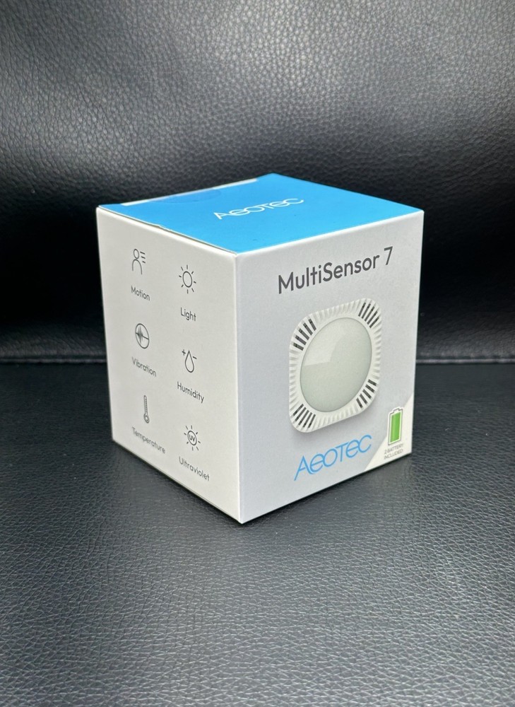 NEW Aeotec MultiSensor 7 w/ Battery, Gen7 Z-Wave Plus, 6-in-1 Sensor [ZWA024]