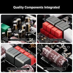 Fosi Audio V3 Amplifier Audio Stereo TPA3255 Class D Amp 2 Channel Speakers HiFi
