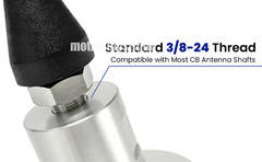 US Aluminum Antenna Puck Mount For Most CB Antenna Shafts 5/8″ Single Hole