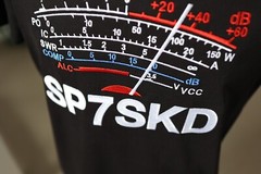 S-meter with Callsign, t-shirt, Embroidery for Ham Radio Size S-5XL