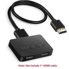 HDMI Splitter Video Distributor Amplifier Dual Display For Laptop 1 in 2 Out