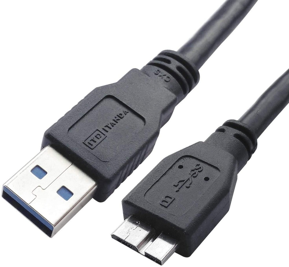 USB 3.0 Cable for Toshiba 1TB Portable External Hard Drive Video Music Storage