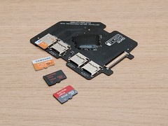 iFlash Quad MicroSD Adapter iPod 5G 6G 7G Video Classic Upto 4x Micro SD Cards