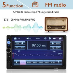 Double 2 Din 7″ IOS/Android 13 Car Stereo GPS Navi Radio Bluetooth CarPlay w/Cam