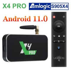 Ugoos X4 Pro TV BOX Android 11 Smart TV Box S905X4 DDR4 4GB 32GB Wifi 1000M