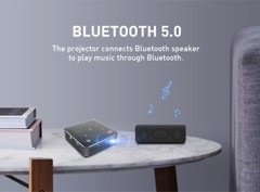 Smart Mini Projector Android 9.0 1080P 4K WiFi Bluetooth Portable Home Theater