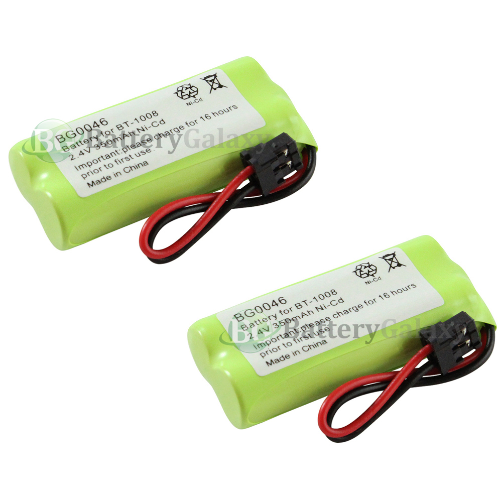 2 NEW Cordless Home Phone Rechargeable Battery for Uniden BT-1008 BT1008 HOT!