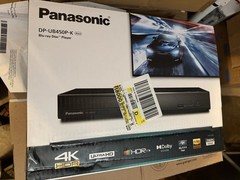 New Panasonic DP-UB450P-K 4K Blu Ray Player, HDR10+, Dolby Vision, Dolby Atmos