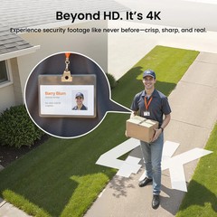 Aosu 4K UHD 8.0MP Wi-Fi Outdoor SolarCam P1 Max Security Camera
