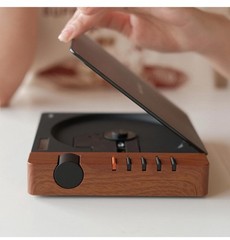 Syitren R300 Bluetooth CD Player Wood Desktop Stereo Remote AUX USB