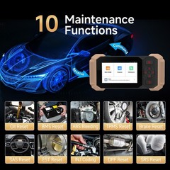 2026 ThinkScan 641 OBDII Scanner CAN-FD Engine FCA Active Test Diagnostic Tool