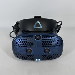 HTC Vive Cosmos VR Headset w/ Controllers/Link Box/USB Cable – Very Good