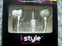 2 i-style Wired Fashion Earbuds with Microphone New