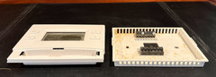 Crestron infiNET EX Thermostat No Door – CHV-TSTATEX-W-T – White Textured – 7613