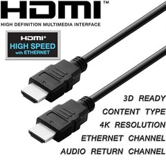 4K HIGH SPEED HDMI CABLE 2.0 1FT 2FT 3FT 6FT 8FT 10FT 12FT 15FT 20FT 25FT 30FT