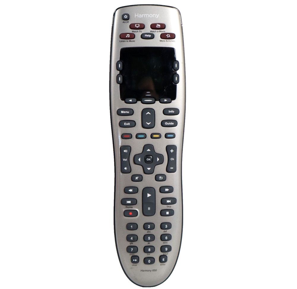 Logitech Harmony 650 Infrared All in One Remote Control Universal Remote TESTED!
