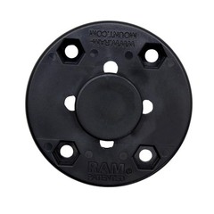 RAM� Composite Mount 2.5″ Pre-Drilled AMPS Round Plate Octagon Button RAP-293U