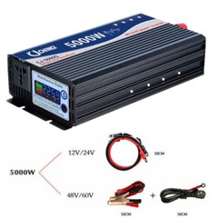 Pure Sine Wave Power Inverter 5000W Converter DC 12V/24V/48V To AC 220V OR 110V