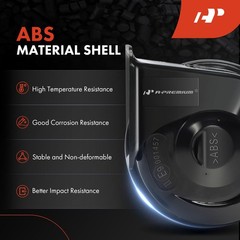 Universal Electric Snail Horn 12V 110dB Loud Metal ABS 80mm Car Motorcycle Truck