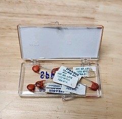 20 Sprague Capacitors GA .001000 MF 1000V 5GA D10 Cat No 2515 – NOS