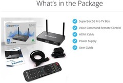 SuperBox S6 Pro 2025 Android 12 TV Box | WiFi 6 | Free No-Subscription Streaming