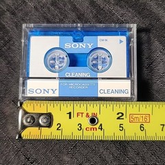 Sony Microcassette CM-1K Cleaning Cassette 0.8m For Microrecorder tape CM-1KA