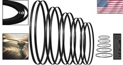 Rubber Belt Set for Turntable Repair Replacement 5 Sizes 10 Pieces