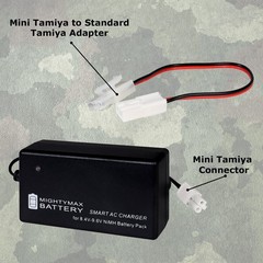 Mighty Max Smart Charger for 8.4V – 1100mAh NiMH AIRSOFT Battery