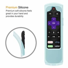 Remote Case For Roku Express 3900/ Express+ 3910 Remote Anti-Slip Silicone Cover