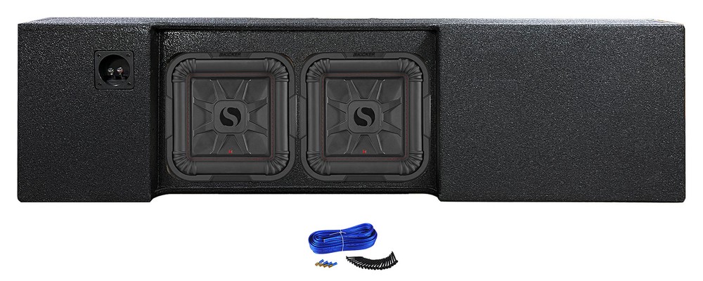 2 KICKER 10″ L7T Subs in Box Fits 09-17 F150 Super Crew+2017 F250/350 Super Duty