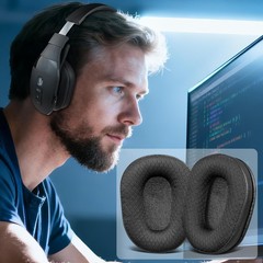 Black Mesh Earpads for BlueParrott B450 S450 Headset Ear Cushions