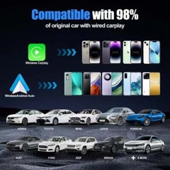 2026 Newest CarPlay Adapter Wireless CarPlay Plug & Play For iPhone