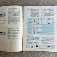 AKAI GX-F35 Stereo Cassette Deck Operator’s Manual Several Language OEM Japan