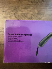 Bluetooth Smart Audio Sunglasses Wireless MG100 – Purple with Plano Lens – NEW