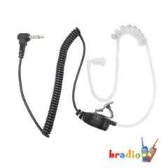 New Police 3.5mm Listen Acoustic Tube Earpiece Compatible With Speaker Mic