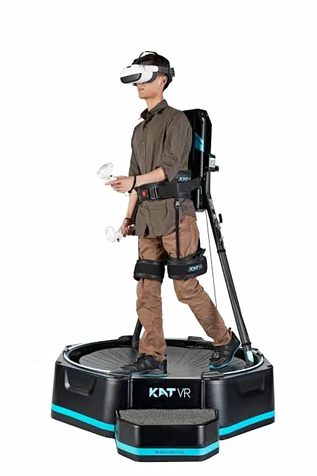KAT VR KAT Walk Mini S Omnidirectional VR Treadmill Locomotion, Black/Blue