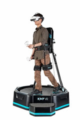 KAT VR KAT Walk Mini S Omnidirectional VR Treadmill Locomotion, Black/Blue